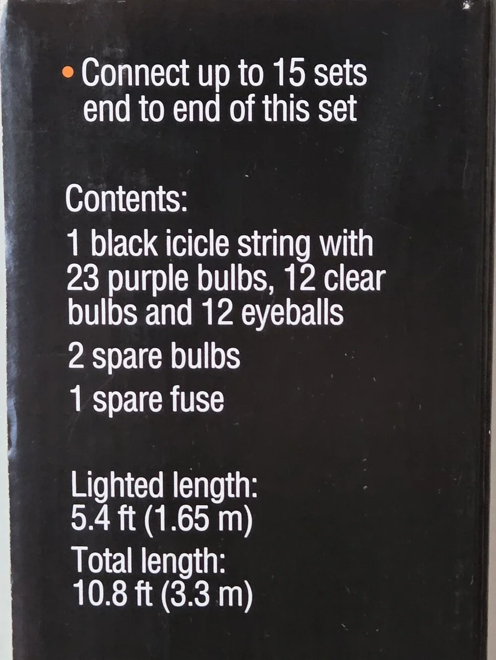 Ashland Halloween Eyeball Icicle Lights 2 Boxes 23 Purple 12 Eyeballs ea 717676